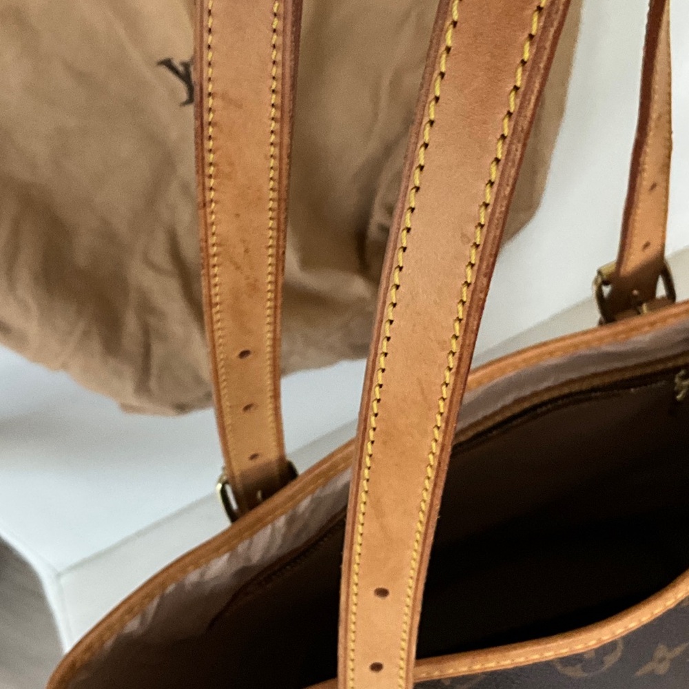 Louis Vuitton Monogram Bucket GM Tote Bag Brown - Picture 13 of 16